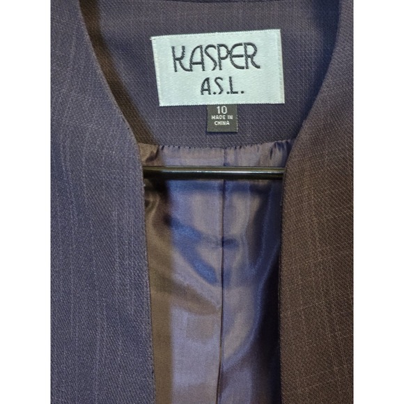 ✨ Kasper for ASL‎ Women's Blazer Size 10 🧥 Classic Career Jacket 🌟 - Picture 4 of 4